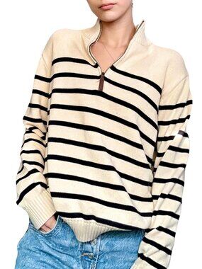 Brandy Melville Aleah Cotton Stripe Sweater